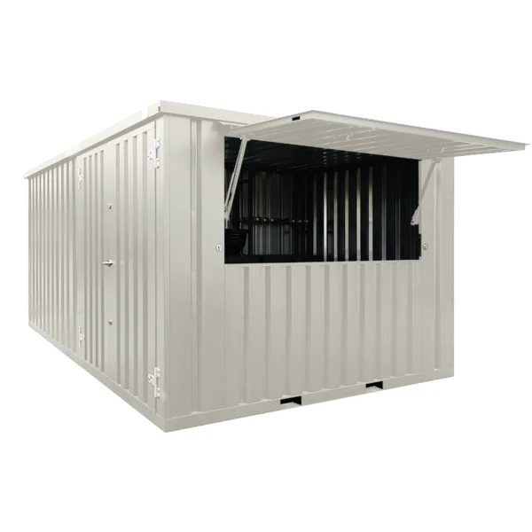 Contêiner de barra removível XL 4 × 3 metros White RAL 9016