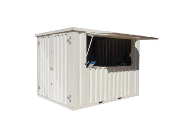 Contêiner de barra removível XL 3 × 2 metros White RAL 9016