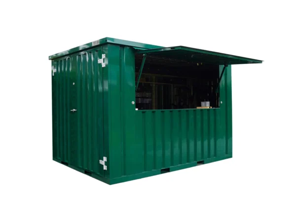 Contêiner de barra removível XL 3 × 2 M Green RAL 6016