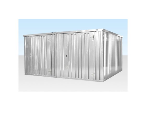 Conjunto de contêineres 4m X 4,2m Link lateral plano (galvanizado)