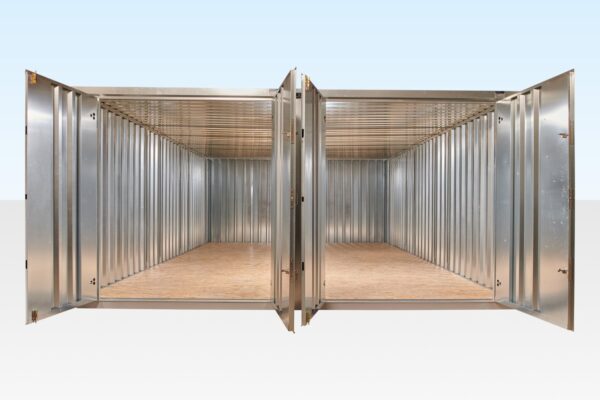 Conjunto de armazenamento de ligação lateral plana XL de 6 m