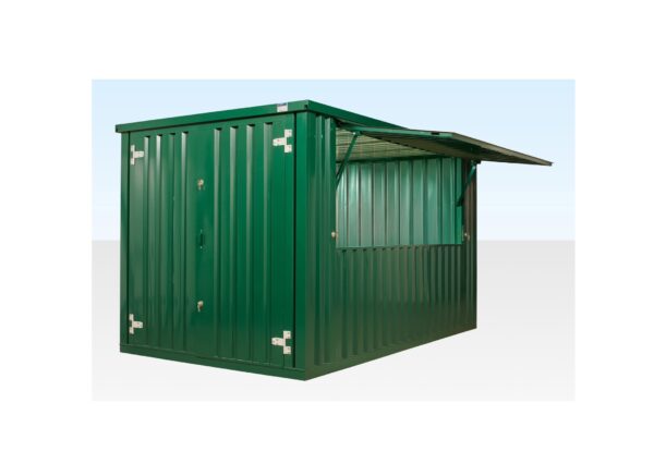 Quiosque Plano Xl 4m (Ral6005) – Verde